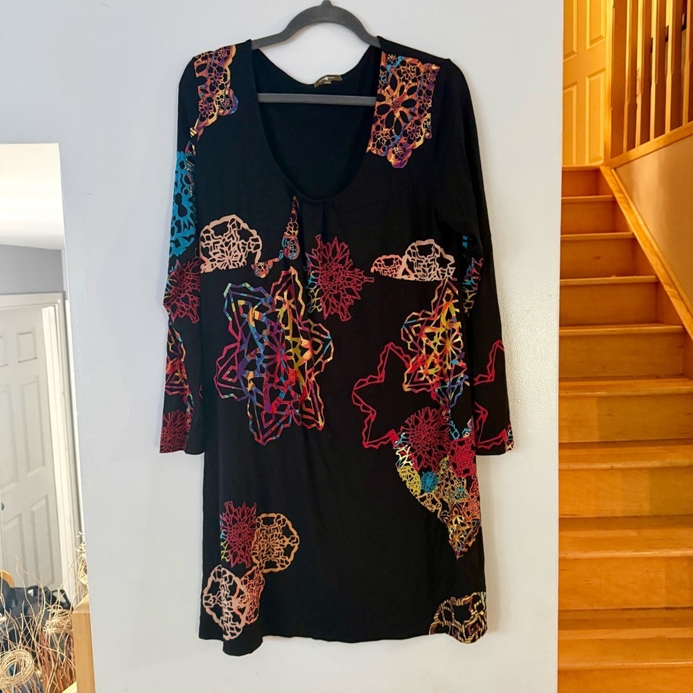 EUC Colorful Neon Surkana Dopamine Dressing Women's Tunic Dress